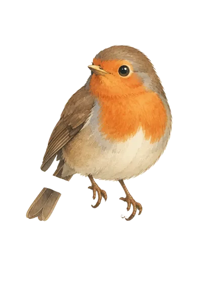 Pip, a friendly robin
